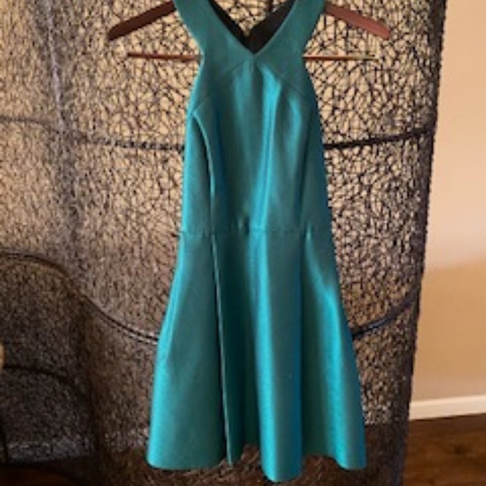 Green Tibi fit and Flare Dress - Size 6
